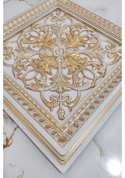 Saray Tavan 60 Cm Bronz Dekoratif Saray Tavan Paneli Asma Tavan Uyumlu
