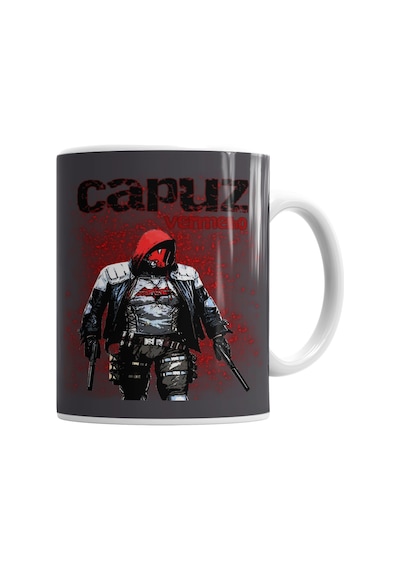 Capuz Vermelho Kupa Bardak Porselen Karışık