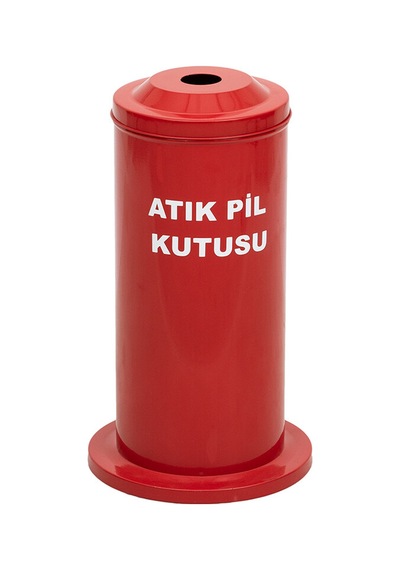 Metal Atık Pil Geri Dönüşüm Toplama Kutusu