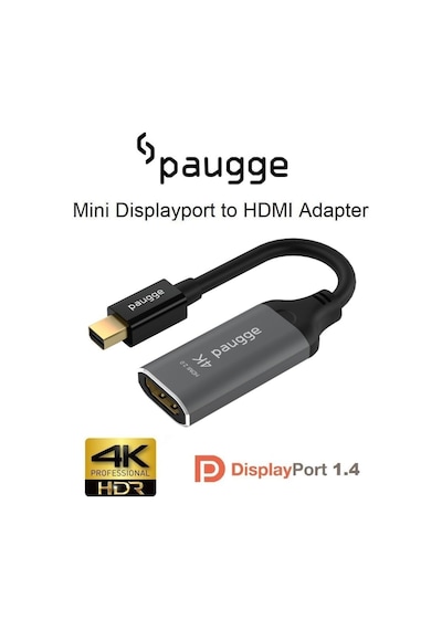 4k 60hz, Hdr, Hdcp 2.2, Thunderbolt 2 Destekli Mini Displayport To Hdmı Aktif Adaptör Mdp14hd20a-ad