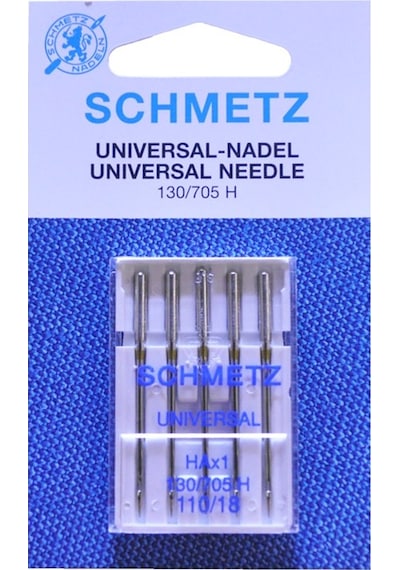 Schmetz Ev Tipi Aile Dikiş Makinesi İğnesi HAX1 SES 18/110 5 Adet