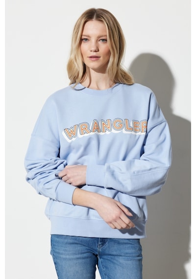 Wrangler Regular Fit Normal Kesim Bisiklet Yaka %100 Pamuk Açık Mavi Kadın Sweatshirt W6R4HAB23 Açık Mavi Wrangler Regular Fit Normal Kesim Bisiklet Yaka %100 Pamuk Açık Mavi Kadın Sweatshirt W6R4HAB23 Açık Mavi
