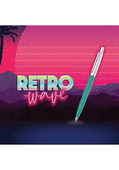 Jotter Originals Tükenmez Kalemler Retrowave Koleksiyonu Vermilion Kırmızı Ve İndigo Moru Mavi Mürekkep Orta Nokta 2 Adet --- Jotter Originals Tükenmez Kalemler Retrowave Koleksiyonu Vermilion Kırmızı Ve İndigo Moru Mavi Mürekkep Orta Nokta 2 Adet ---