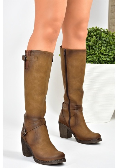 Fox Shoes Vizon Kadın Çizme C674250109 Vizon
