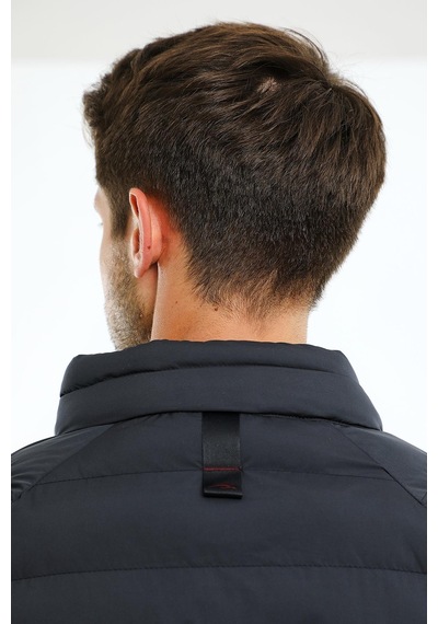 Maraton Sportswear Regular Erkek Dik Yaka Uzun Kol Basic Lacivert Mont 20112-lacivert Lacivert