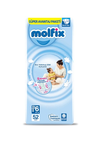 Molfix 6 Numara XL Süper Fırsat Paket 52 Adet