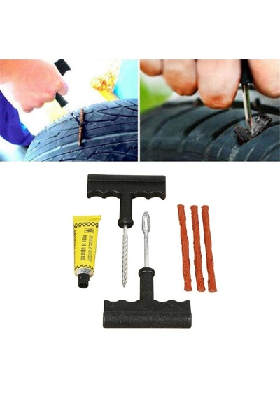 6 Parça Araba Motosiklet Otomobil Bisiklet Lastik Tamir Kiti Araç Bakım Seti 5324