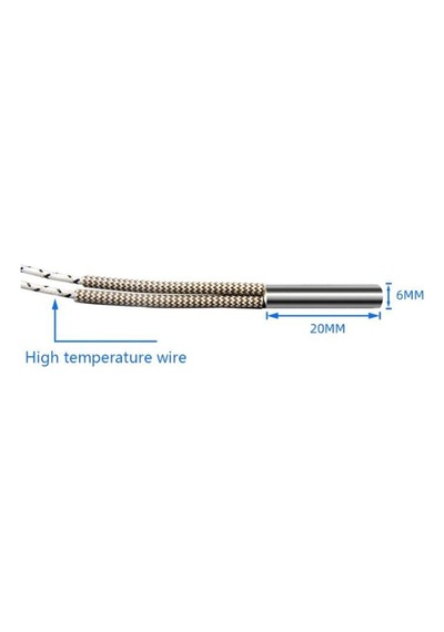 24V 50W Hotend Isıtıcı Fişek(100cm Kablo)
