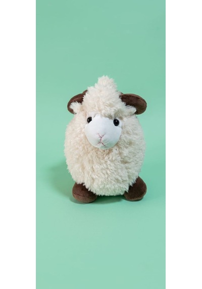 Peluş Kuzu 30 Cm Krem-kahverengi