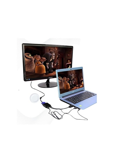Polotech W8530 Hdmı To Vga Kablo Çevirici Dönüştürücü + Ses Destekli