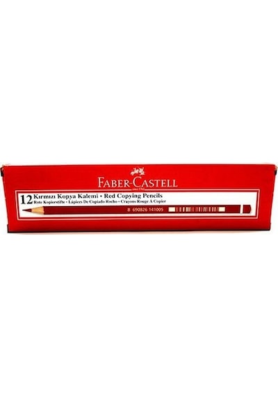 Faber Castell 12'Li Kırmızı Kalem