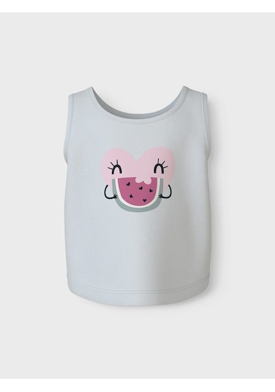 Name It Nmfvigea Tank Short Top Kız Çocuk Askılı T-shirt 13241642 Beyaz
