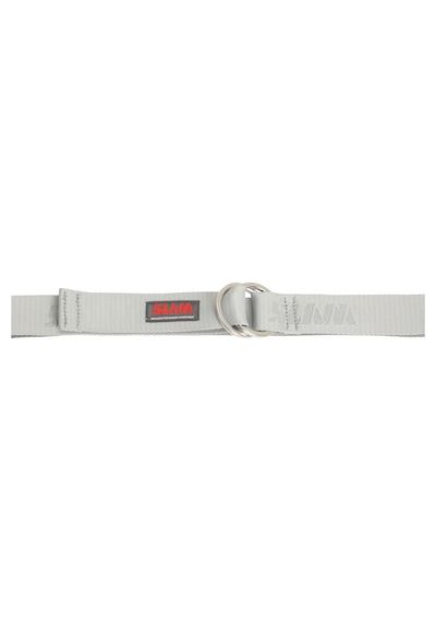 Slam Slam Logo Belt Unisex Gri Kemer W05 Gri
