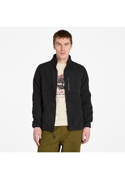 Timberland High Pile Fleece Erkek Ceket-33868 Siyah