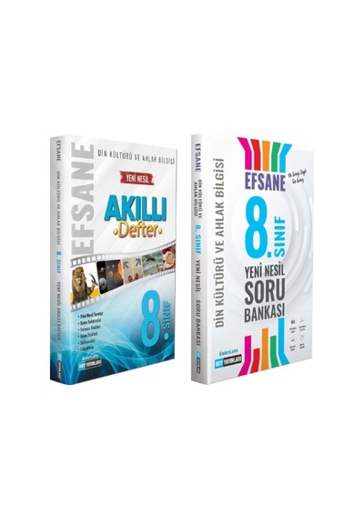 Ddy Yayınları 8.sınıf Din Kültürü Ve Ahlak Bilgisi Efsane Akıllı Defter + Soru Bankası