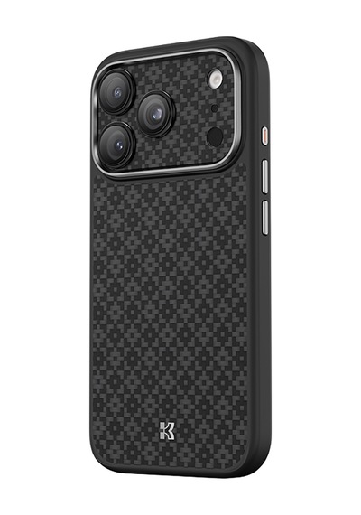 Apple Uyumlu   iPhone 17 Pro Benks Armorwarrior Armorgrid Serisi Kevlar Kamera Lens Koruyucu Siyah