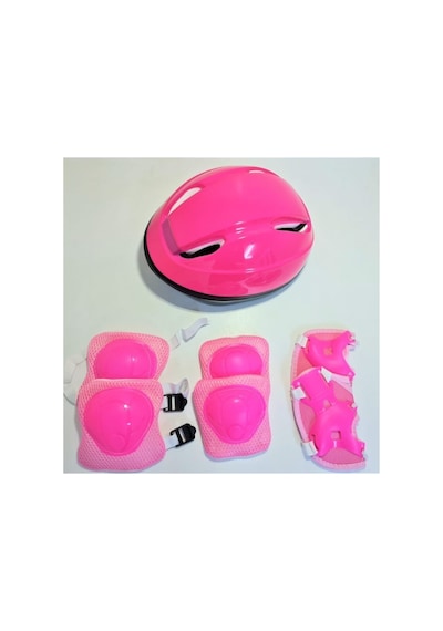 Nw Nessiworld Kask Dizlik Dirseklik Eldiven Koruyucu Çocuk Set Pembe Pembe