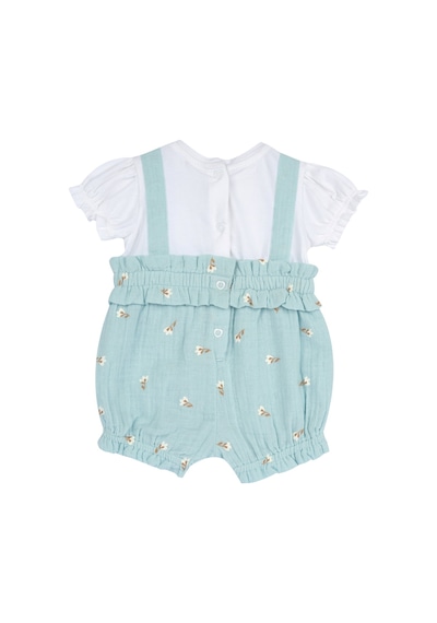 Chicco Kız Bebek Kısa Kollu Tulum 09102070000000 000051 Yeşil
