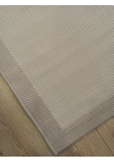 Çam Halı Sisal 9327 Bej / Krem Bordürlü Jüt Sisal Kilim