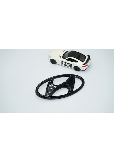 Dk Tuning İ20 Parlak Siyah Ön Panjur Logo Hyundai İle Uyumlu