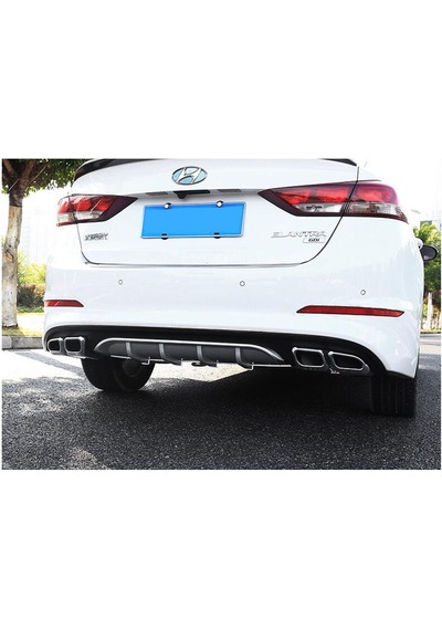 Hyundai Elantra Arka Difüzör Çift Çıkış Egzoz 2017