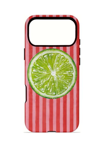 Apple iPhone Uyumlu 17 Pro Max Vorian Çift Katmanlı Magsafe Kılıf Lime Slice Pop