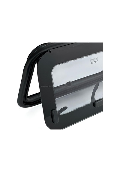 Pistonlu Karavan Camı 50x30cm Oval Köşe Yerli-79 Çok Renkli