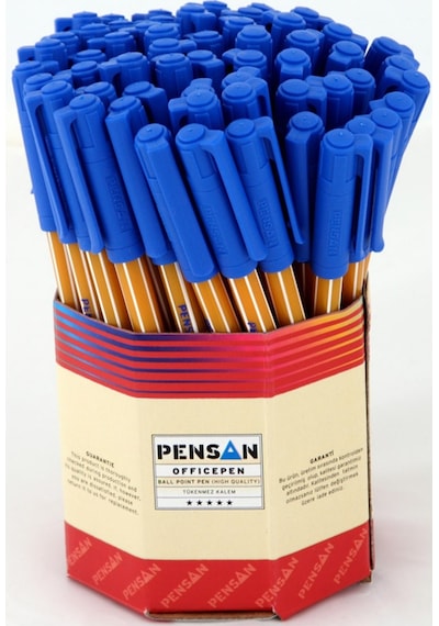 Pensan Ofispen Tükenmez Kalem 60'lı Mavi Renk