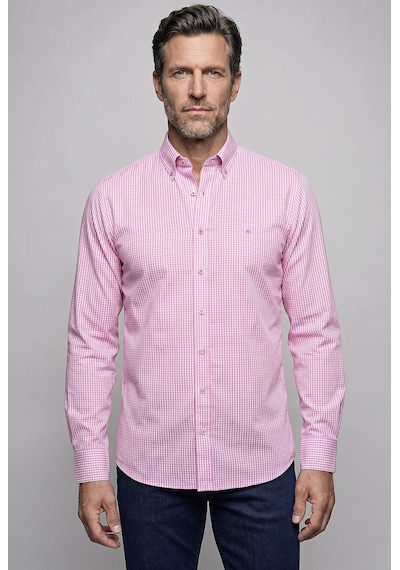 Bisse Pembe Regular Fit Cepsiz Uzun Paşa Yaka Gömlek Gmeks261040 C29