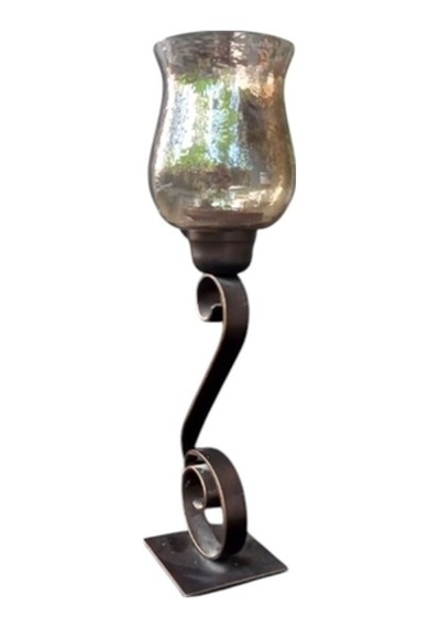 Mumluk Metal Bronz Kahverengi