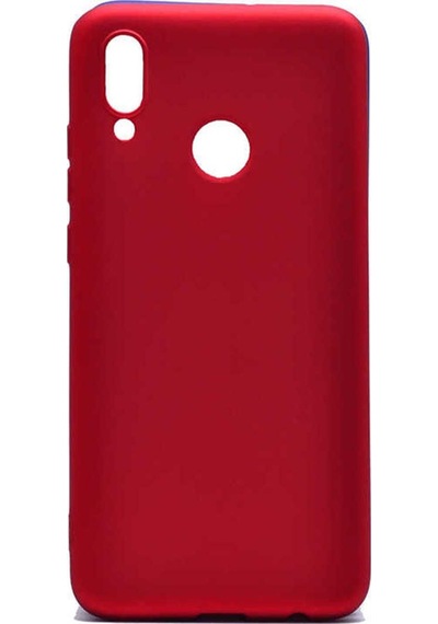 Huawei P Smart 2019 Kılıf Zore Premier Silikon Kapak Kırmızı