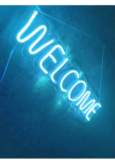 Welcome Neon Led Duvar Dekoru Aydınlatması Neon Led Tabela (535759854)