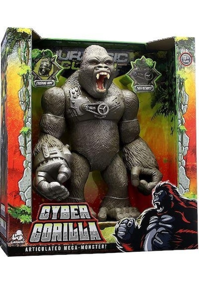 Jurassic Clash Cyber Goril 27cm Goril Figür Oyuncak