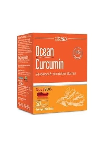 Ocean Curcumin Zerdeçal Karabiber Eki 30  Kapsül