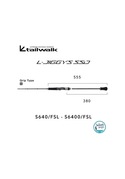 Tailwalk Ssd L-jiggys S6400/fsl 1.94mt Max 80gr S2p Light Jigging Kamış