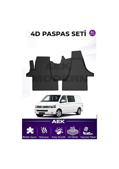 Vw T5 Transporter/caravelle 4d Paspas Seti 2003-2015 A++ Kalite 3 Parça