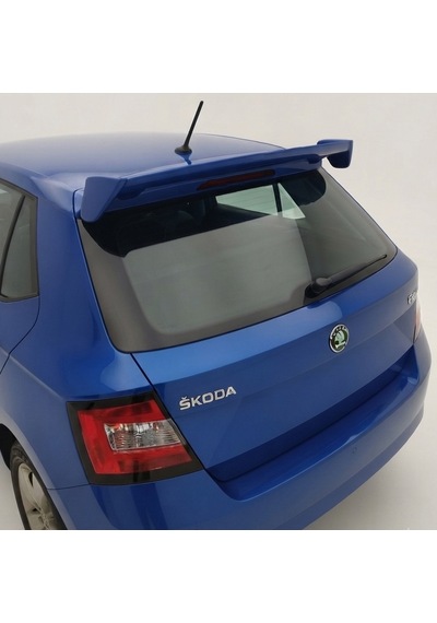 Skoda Fabia 2018-2021 Üniversal Spoiler Boyasız Plastik