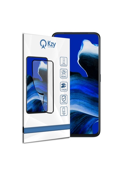 Oppo Reno 2 Z ile Uyumlu Tam Kaplayan Fibernano Esnek Cam Ekran Koruyucu