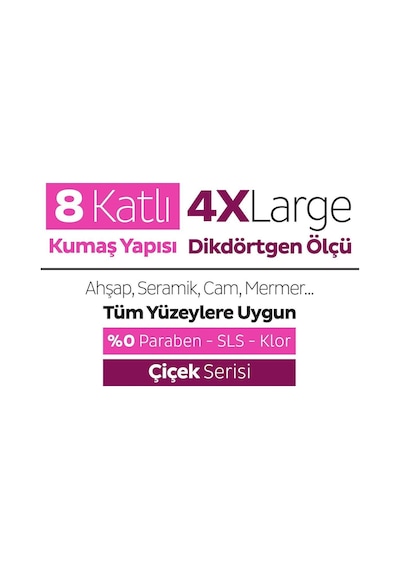 Easy Clean Lilyum Buketi Mopa Uyumlu Yer Temizlik Havlusu&mendili 20 Yaprak Diğer