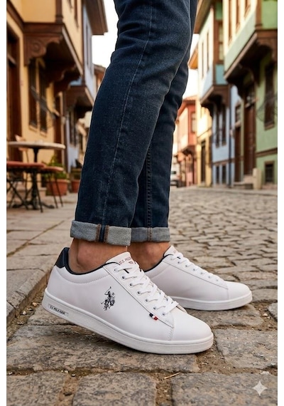 U.s. Polo Assn. Franco 5pr Rahat Erkek Sneaker Ayakkabı Beyaz