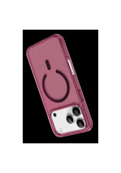 Newface İphone 18 Pro Max Pc Real Magsafe Kapak - Bordo