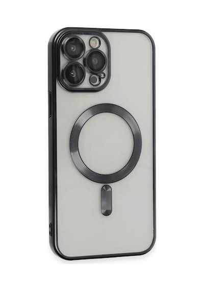 Apple Uyumlu iPhone 15 Pro Max Uyumlu Kılıf Kross Magneticsafe Kapak - Siyah