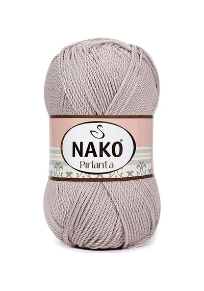 Nako Pırlanta 3079 Pembeli Gri El Örgü İpi