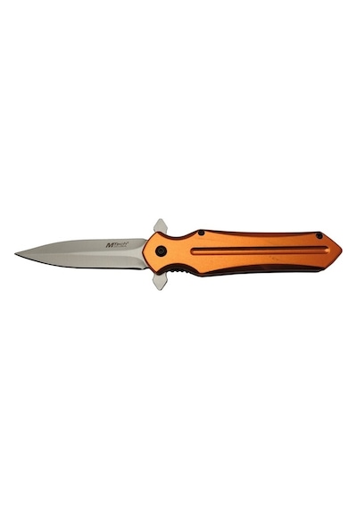 Mtech 4222 Turuncu Kamp Çakı 21cm- Yarı Otomatik, Kemerlikli Turuncu