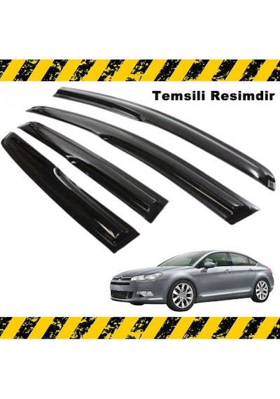 Citroen C5 Mügen Cam Rüzgarlığı Sedan 2008 - 2015 Arası 4 Lü N11.11691