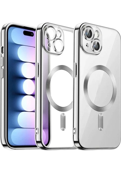 Newface Apple İphone 13 Kılıf Kross Magneticsafe Kapak - Titan Gri