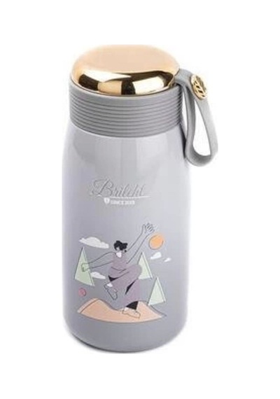 Tantitoni Okadi Gri Desenli Paslanmaz Çelik Termos 320 ML