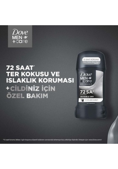 Dove Men +care Erkek Stick Deodorant Invisible Dry 50