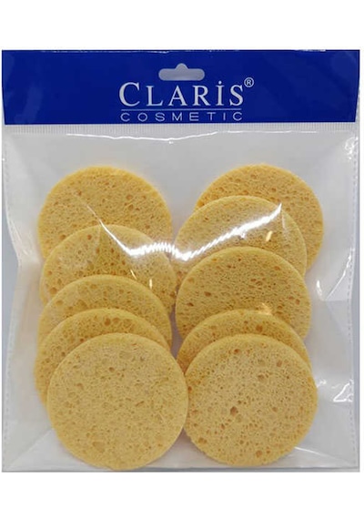 Claris Claris Yüz Temizleme Süngeri 10 Adet