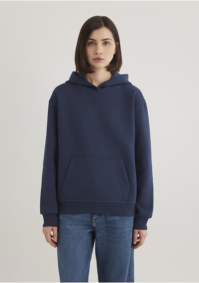 Mavi - Kapüşonlu Lacivert Basic Sweatshirt 167299-70488
